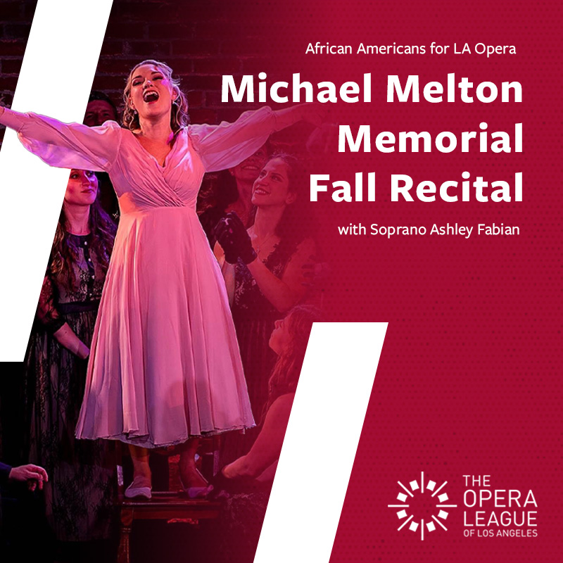 AALAO Michael Melton Memorial Fall Recital with Soprano Ashley Fabian