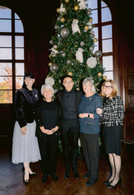 L to R: Executive Director Stacy Brightman, Loyce Braun, Yu Hang Tan, Chair Jane Martin, President Laurie Schechter