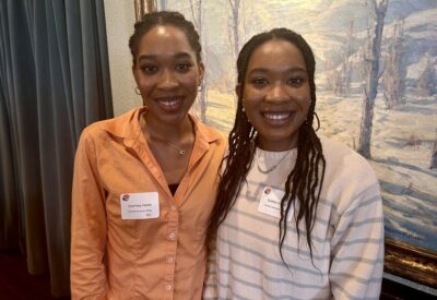 Identical twin Scholars Courtney and Sydney Hooks