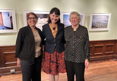 L to R: Photographer Jane Szabo, Executive Director Stacy Brightman, Event Chair Donna Russell