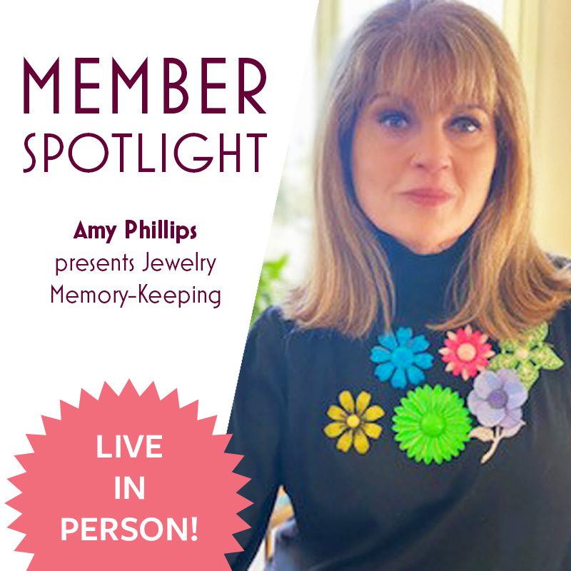 Member Spotlight: Amy Phillips presents Jewelry Memory-Keeping