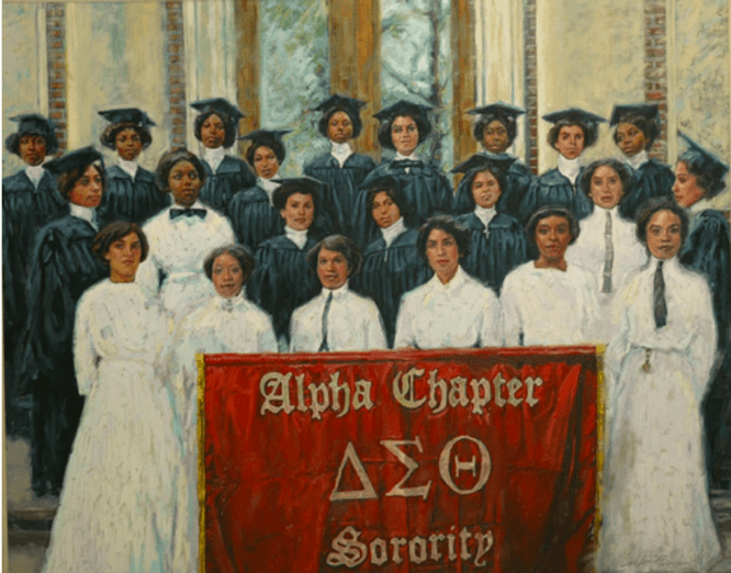 Alpha Chapter Sorority suffragettes